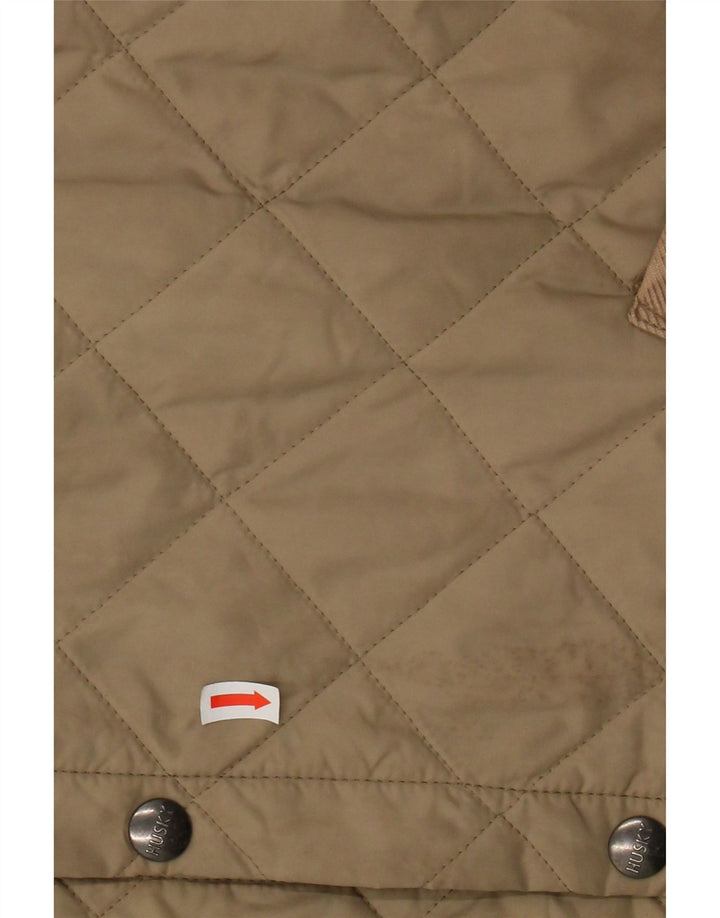 HUSKY Mens Quilted Jacket IT 54 2XL Beige Polyamide