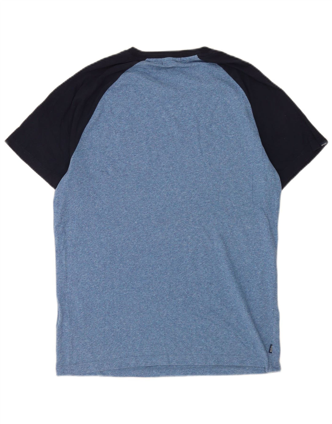 Superdry Herren T-Shirt Top Large Blau Colourblock Baumwolle