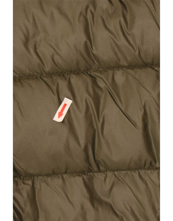 PEUTEREY Wattierte Damenjacke mit Kapuze, UK 16, Größe L, Khaki, Polyamid