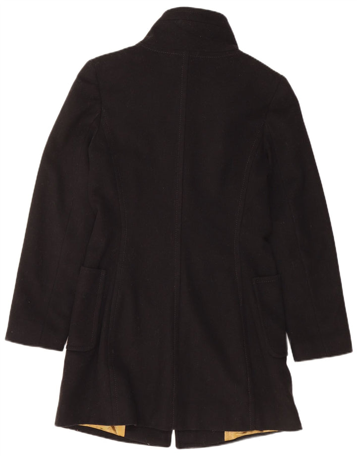 PENNY BLACK Womens Overcoat UK 8 Small Black Wool