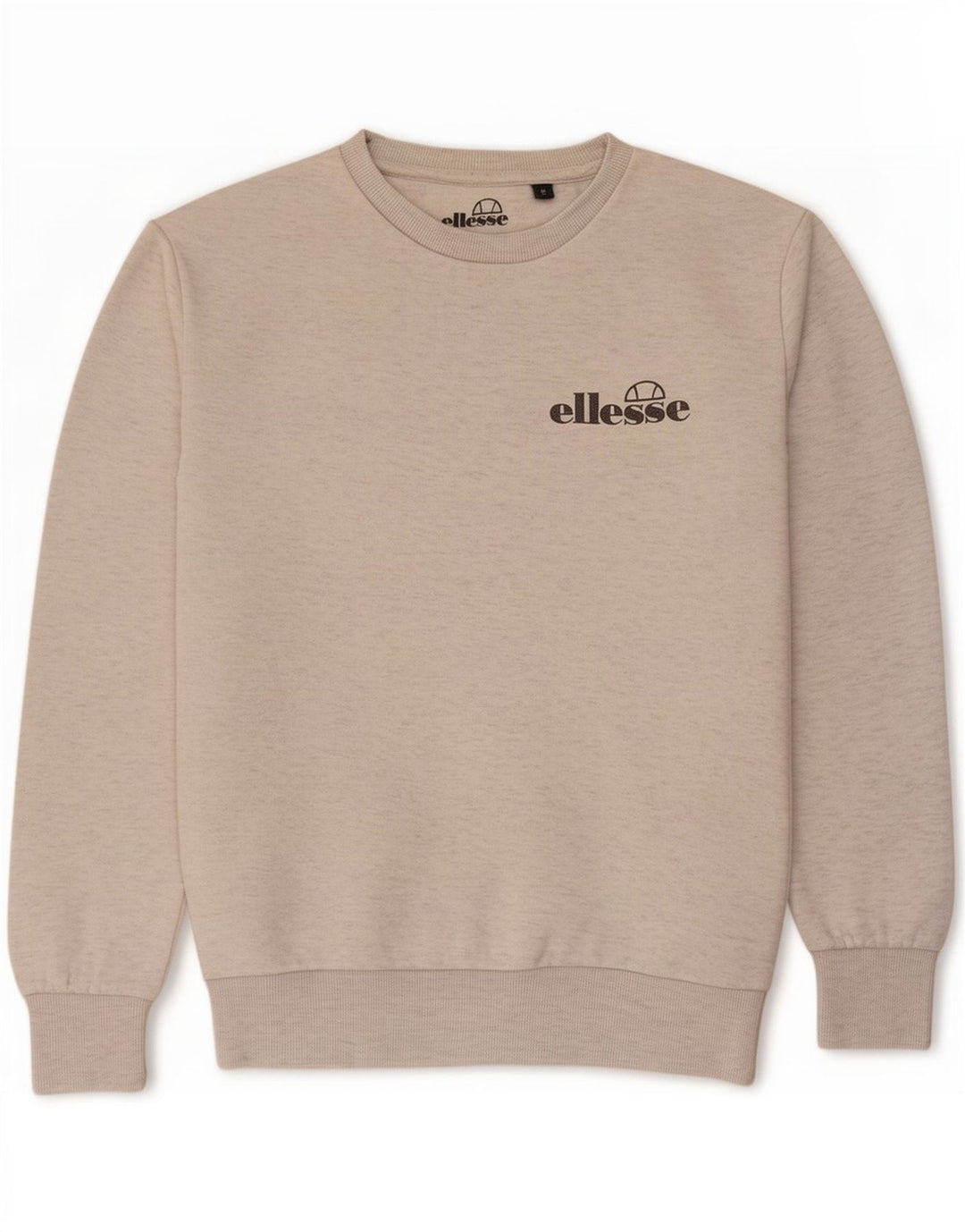 Ellesse Herren-Sweatshirt mit Grafik, klein, grau meliert, Polyester