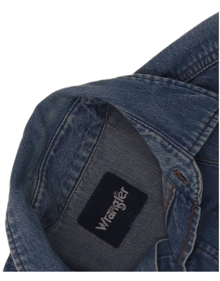 Wrangler Herren Jeanshemd Mittelblau