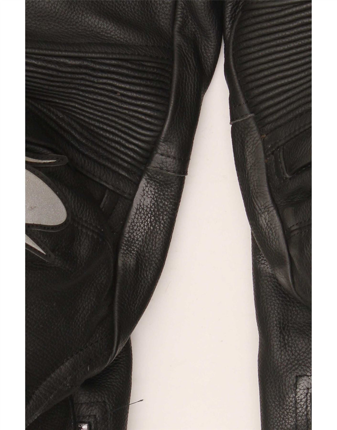 Spyke Herren Motorrad-Grafik-Lederhose IT 48 Medium W30 L28 Schwarz
