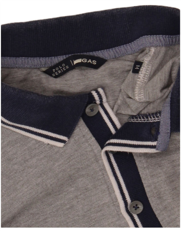 GAS Herren Poloshirt Mittelgrau