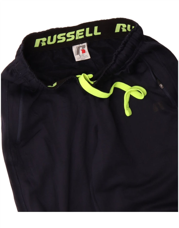 RUSSELL ATHLETIC Herren-Trainingshose, Größe S, Marineblau, Polyester