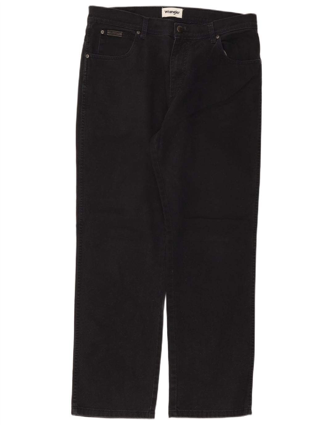 Wrangler Herren Straight Jeans W34 L30 Schwarz