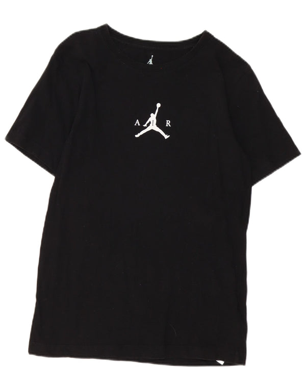 Jordan T-Shirt mit Grafik für Jungen, 12–13 Jahre, Größe L, aus schwarzer Baumwolle