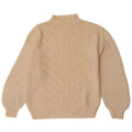 Vintage Damen Rollkragenpullover Pullover UK 14 Medium Off White