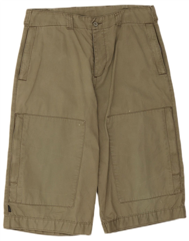 Dockers Damen Cargoshorts W31 Medium Khaki Baumwolle
