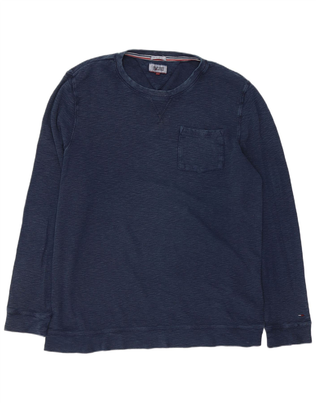 Tommy Hilfiger Herren Sweatshirt Pullover XL Marineblau Baumwolle