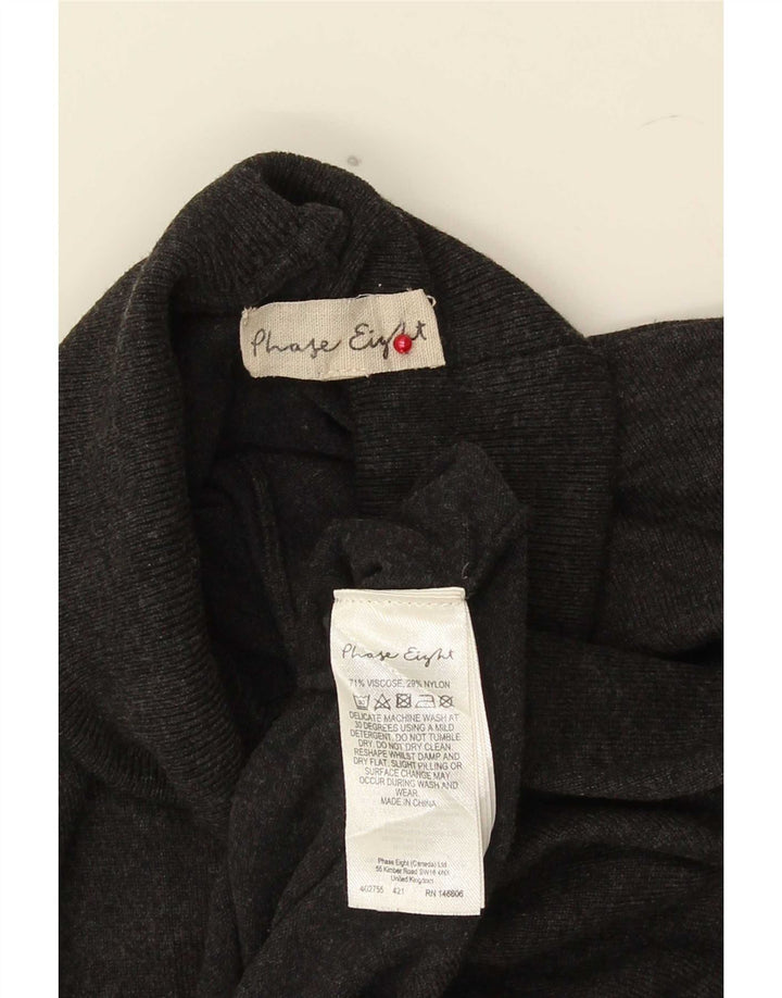 Phase Eight Damen Crop Rollkragenpullover Pullover UK 14 Large Grau