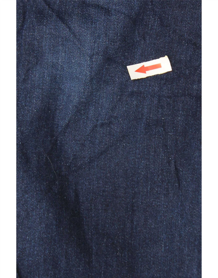 Marks & Spencer Herren Tapered Jeans W44 L29 Marineblau Baumwolle