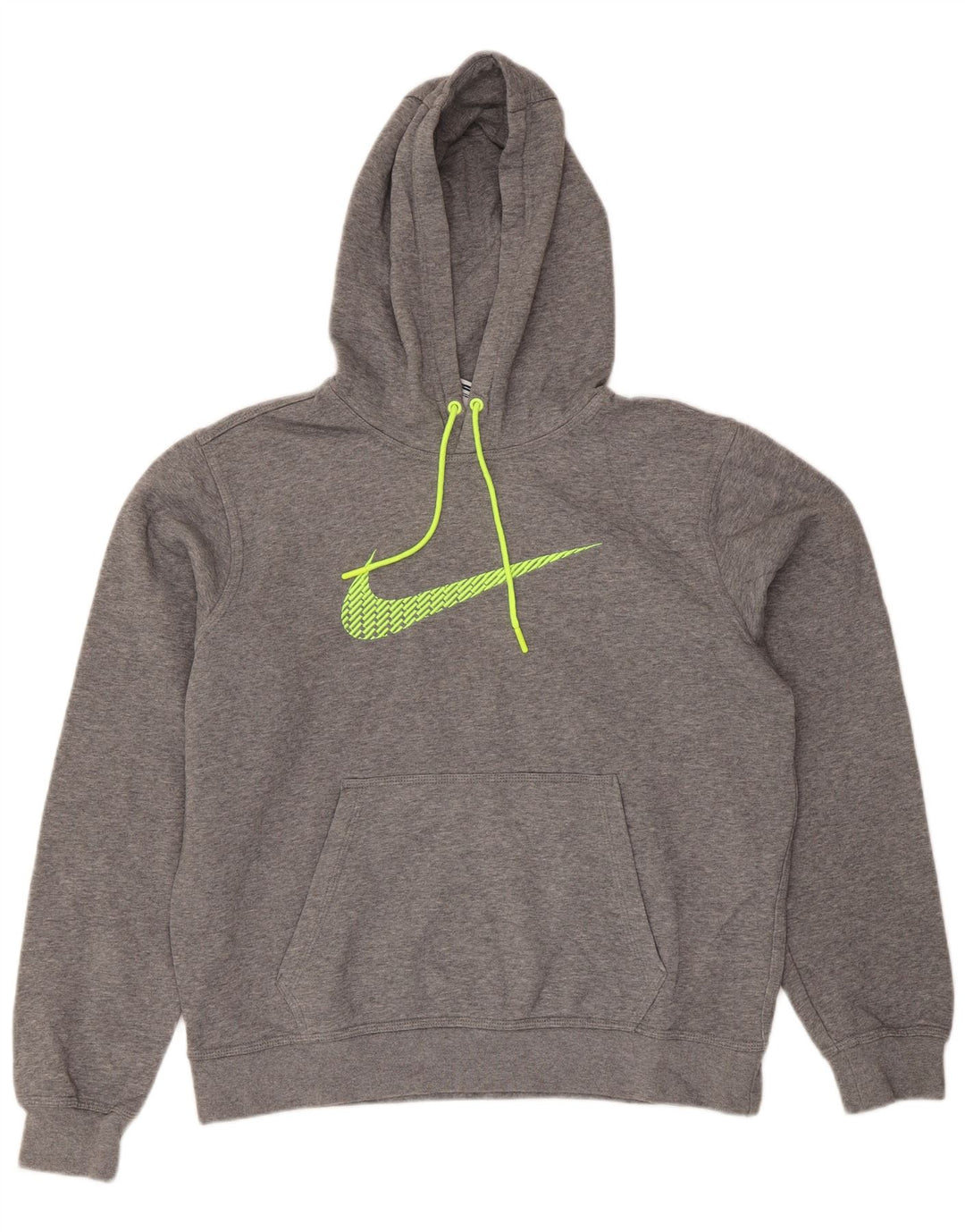 Nike Herren-Kapuzenpullover mit normaler Passform, mittelgraue Baumwolle