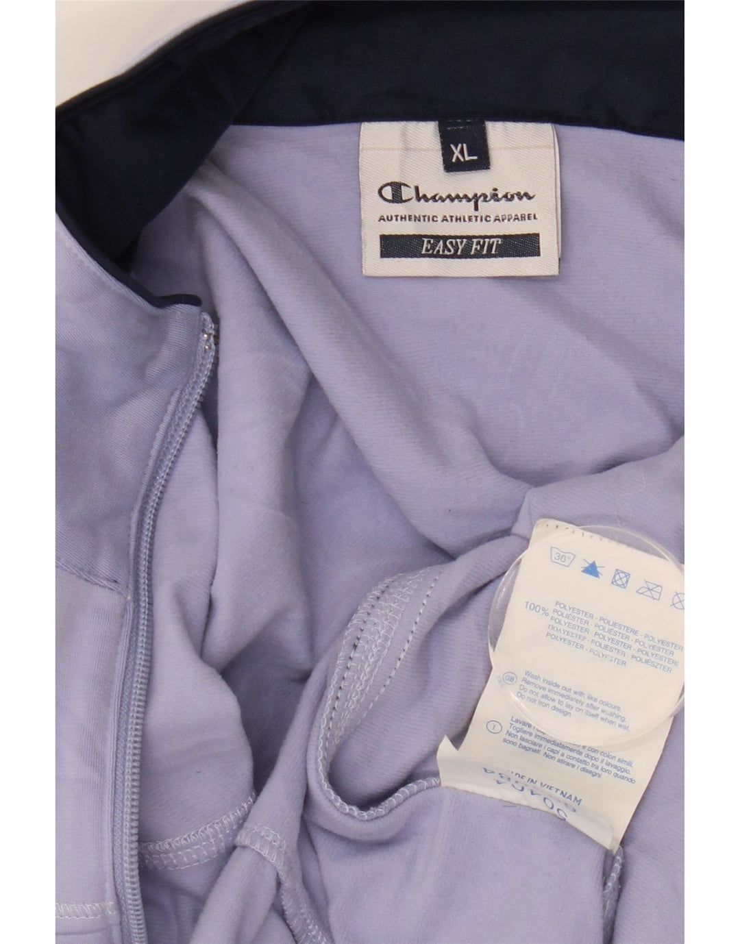 CHAMPION Herren-Trainingsanzug-Oberteil, Jacke, XL, Lila, Polyester