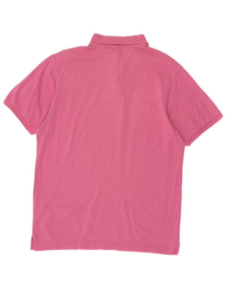 Gant Herren-Poloshirt aus mittelrosa Baumwolle
