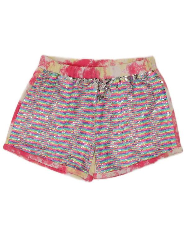 Guess Sportshorts für Mädchen, 13–14 Jahre, W28, L4, mehrfarbig, Batik-Baumwolle