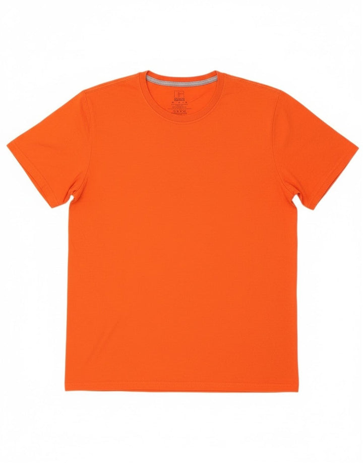 Russell Athletic Herren-T-Shirt aus mitteloranger Baumwolle