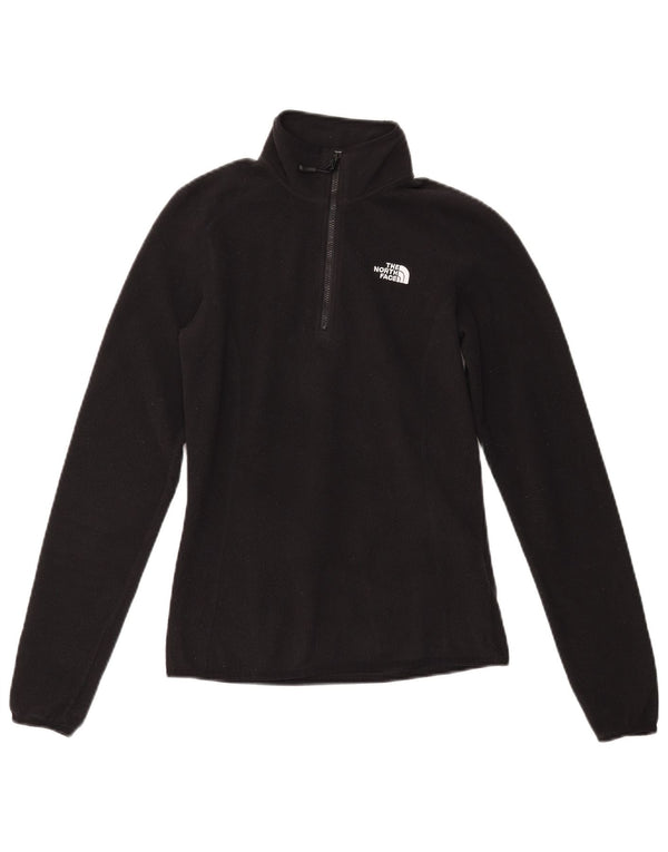 The North Face Damen-Fleecepullover mit Reißverschluss am Hals, UK 6, XS, Schwarz, Polyester