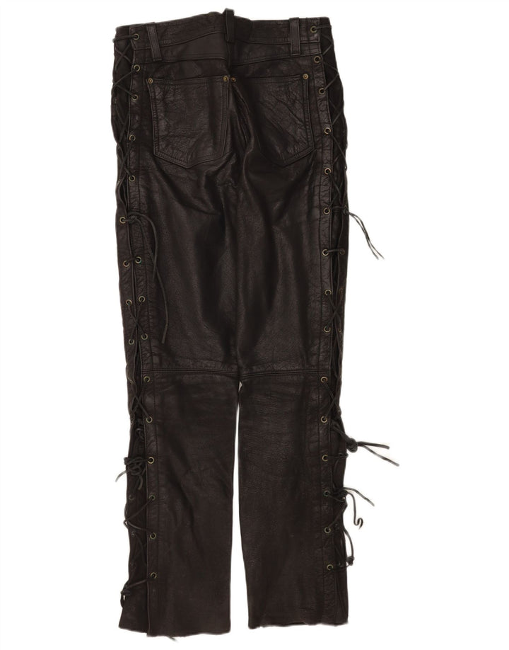 Modeka Damen Lederhose W28 L30 Schwarzes Leder