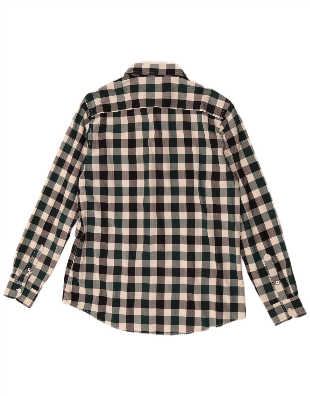 Crew Clothing Herren-Hemd mit schmaler Passform, mittelgroße, mehrfarbige Gingham-Baumwolle