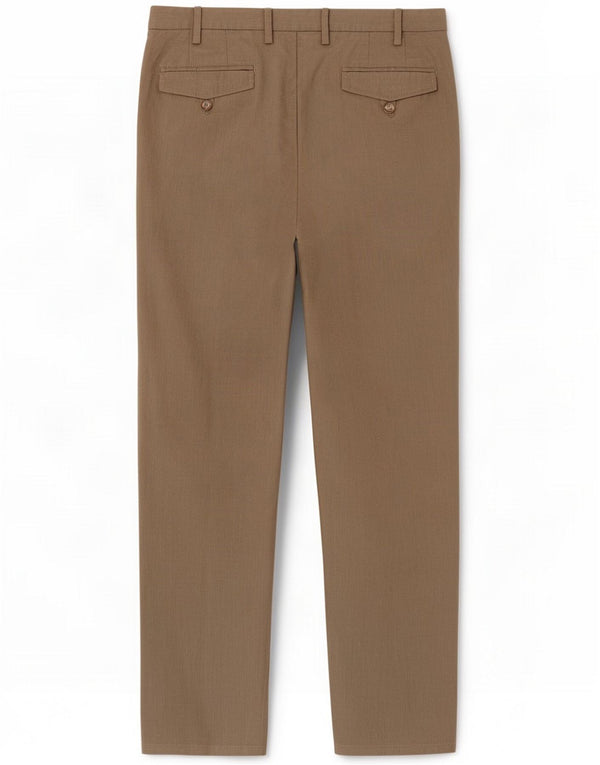 Massimo Dutti Herren gerade Chinohose EU 42 Groß W32 L31 Beige Baumwolle