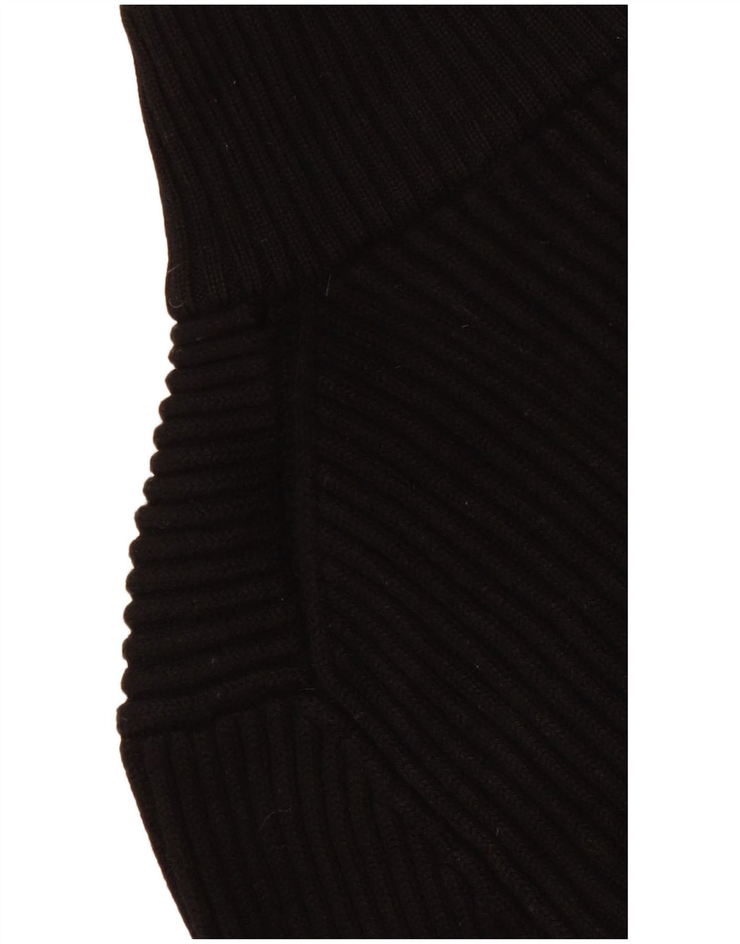 Hugo Boss Damen-Pullover mit Reißverschluss am Hals, UK 14, Größe L, schwarze Schurwolle