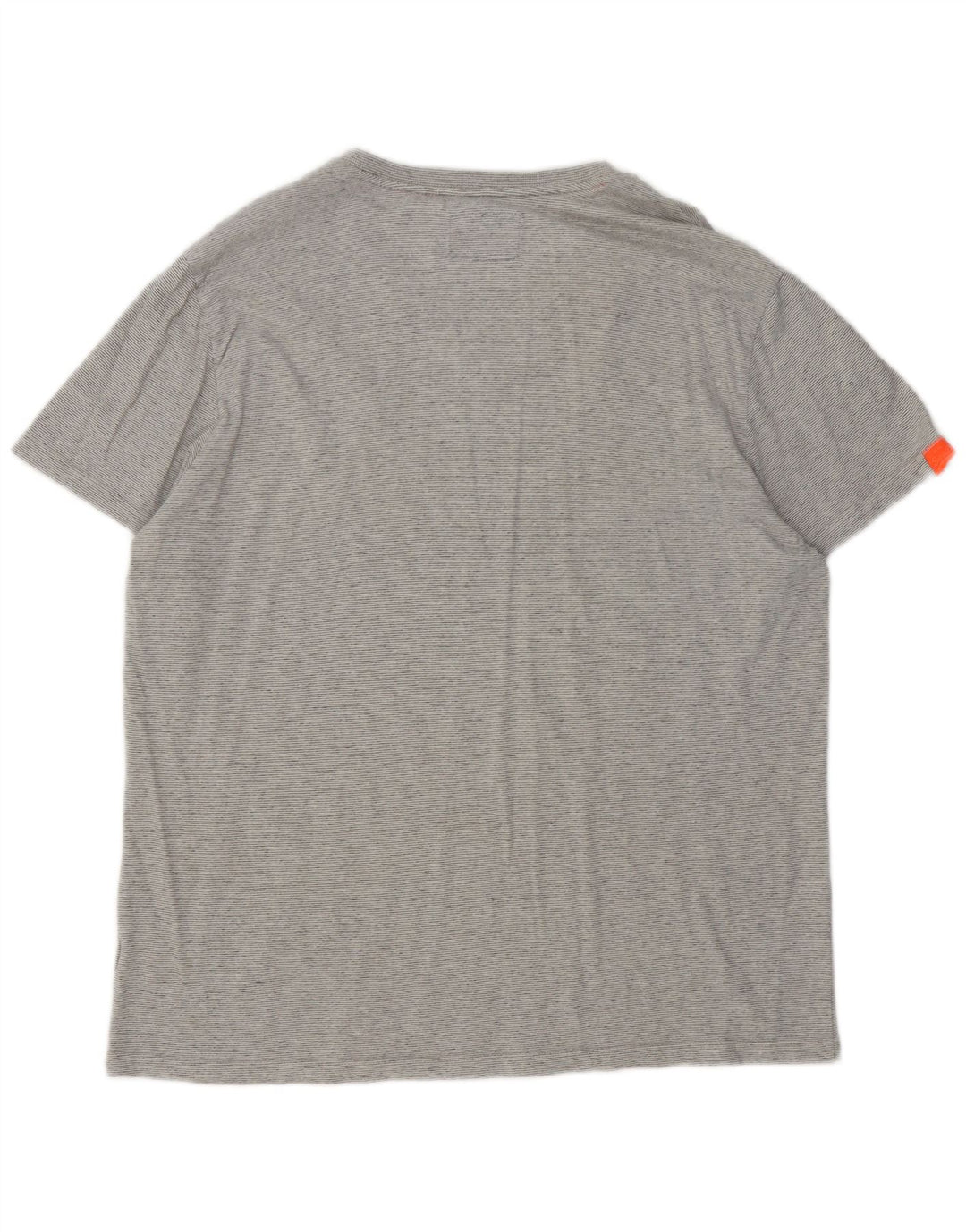 Superdry Damen T-Shirt Top 3XL grau gestreift aus Baumwolle