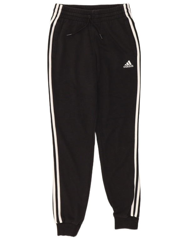 Adidas Damen Trainingshose Jogger XS Schwarz Baumwolle Sport