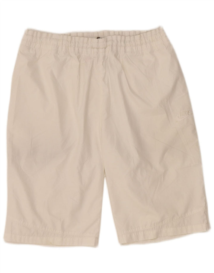 NIKE Herren-Sportshorts, mittelweißes Polyester