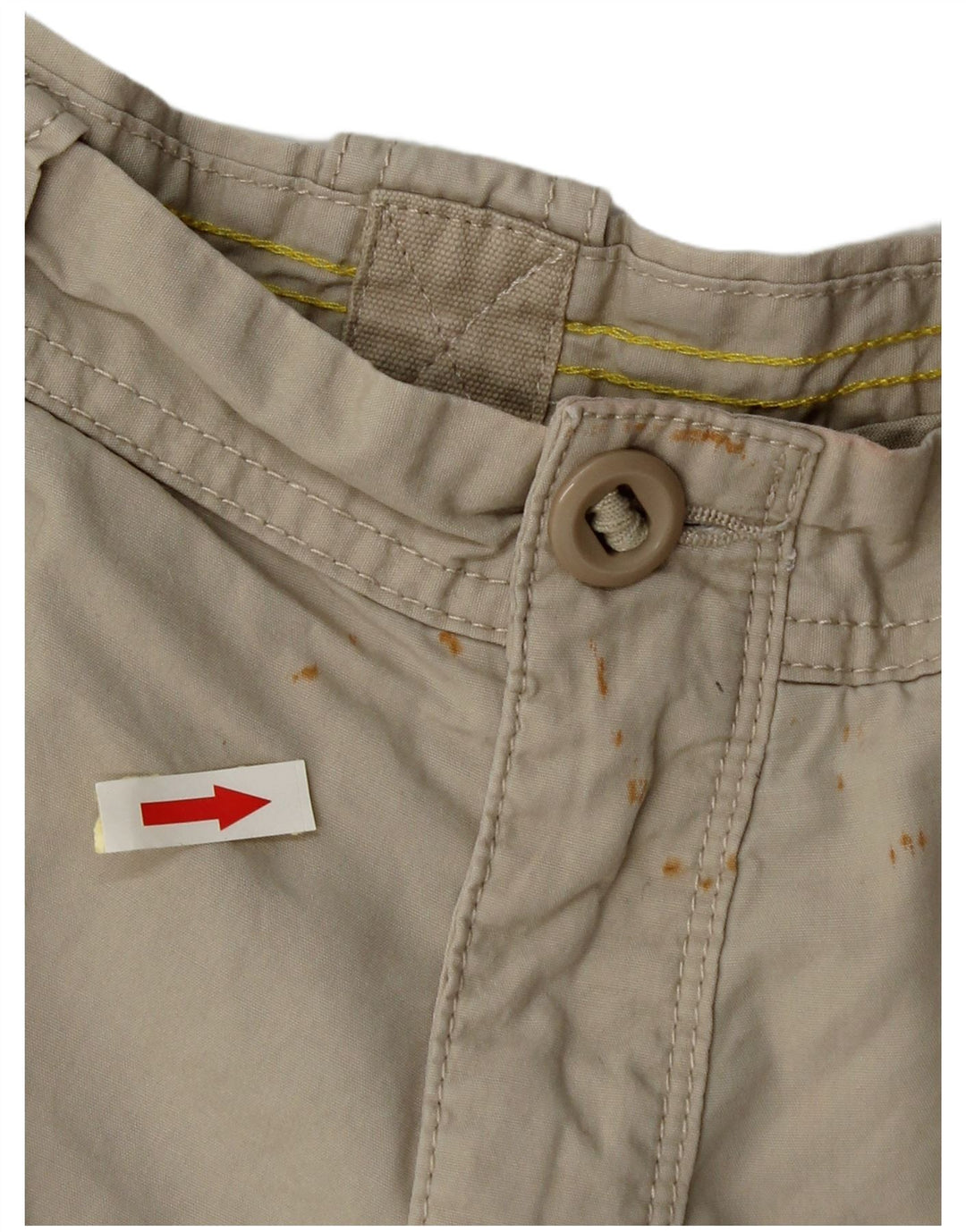 Marks & Spencer Herren Blue Harbour Cargoshorts W36 Large Beige Baumwolle