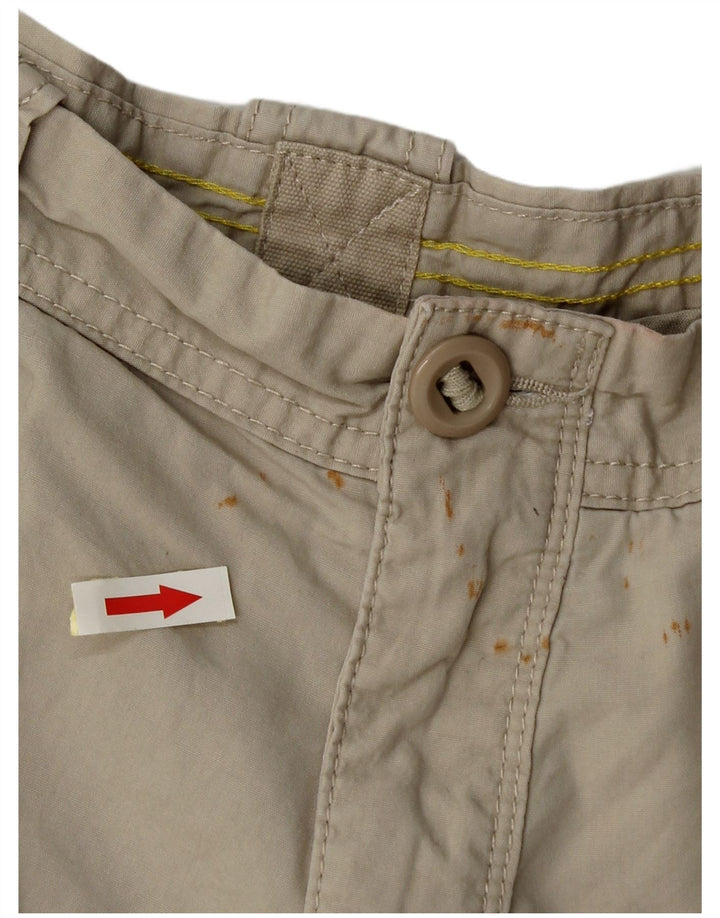 Marks & Spencer Herren Blue Harbour Cargoshorts W36 Large Beige Baumwolle