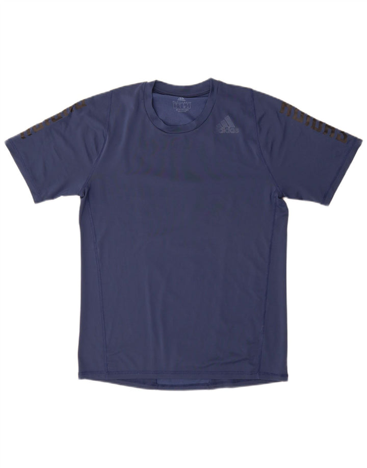 ADIDAS Herren Aeroready Graphic T-Shirt Top Small Marineblau