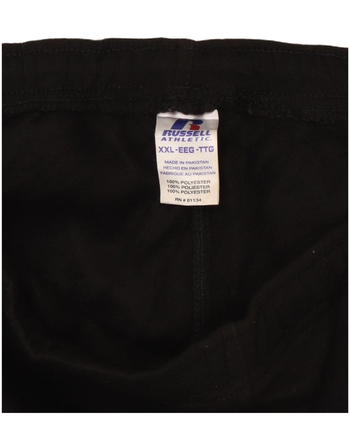 RUSSELL ATHLETIC Herren Cargo-Trainingshose 2XL Schwarz Polyester