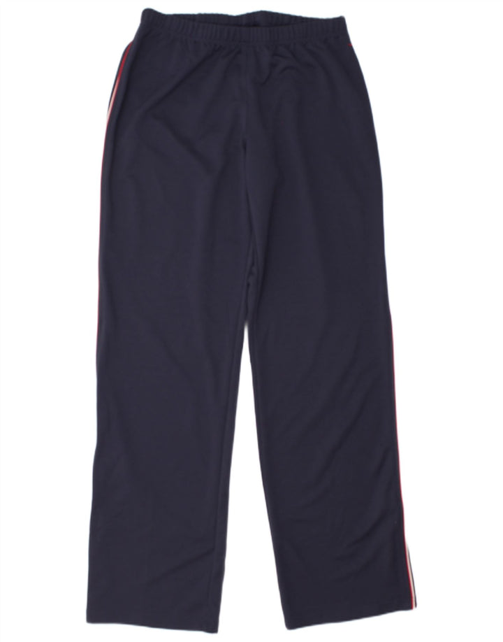 DIADORA Womens Tracksuit Trousers UK 16 Large  Navy Blue Polyester