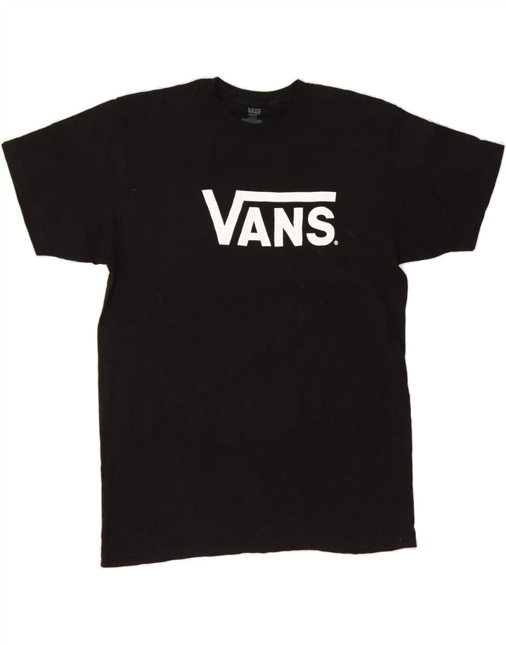 VANS Mens Graphic T-Shirt Top Medium Black Cotton Vintage Vans and Second-Hand Vans from Messina Hembry 