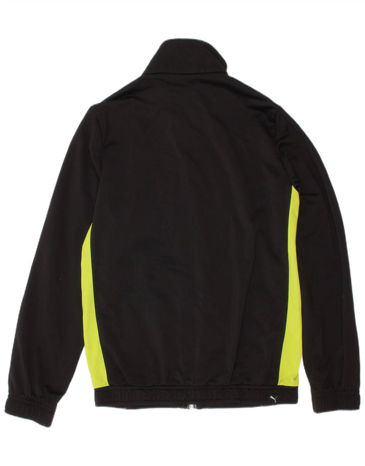 Puma Jungen Grafik-Trainingsanzug-Top-Jacke, 7–8 Jahre, Schwarz, Farbblock