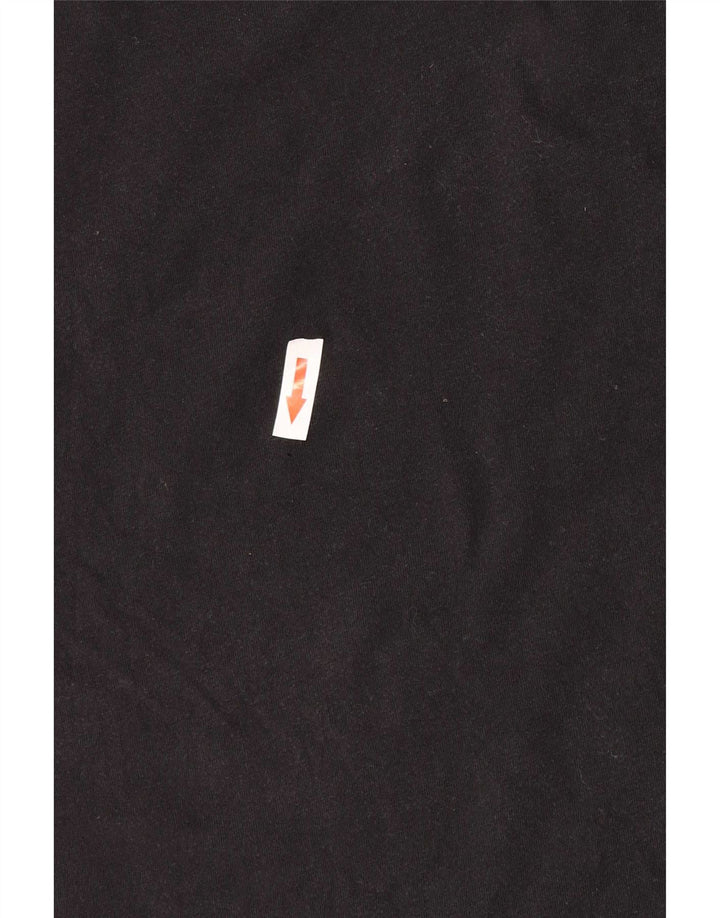 Adidas Herren T-Shirt Top Medium Schwarz Baumwolle
