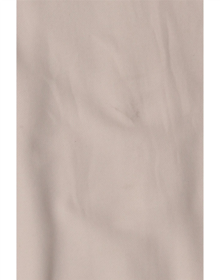 Nike Damen Zip Hoodie Pullover UK 14/16 Large Off White Cotton