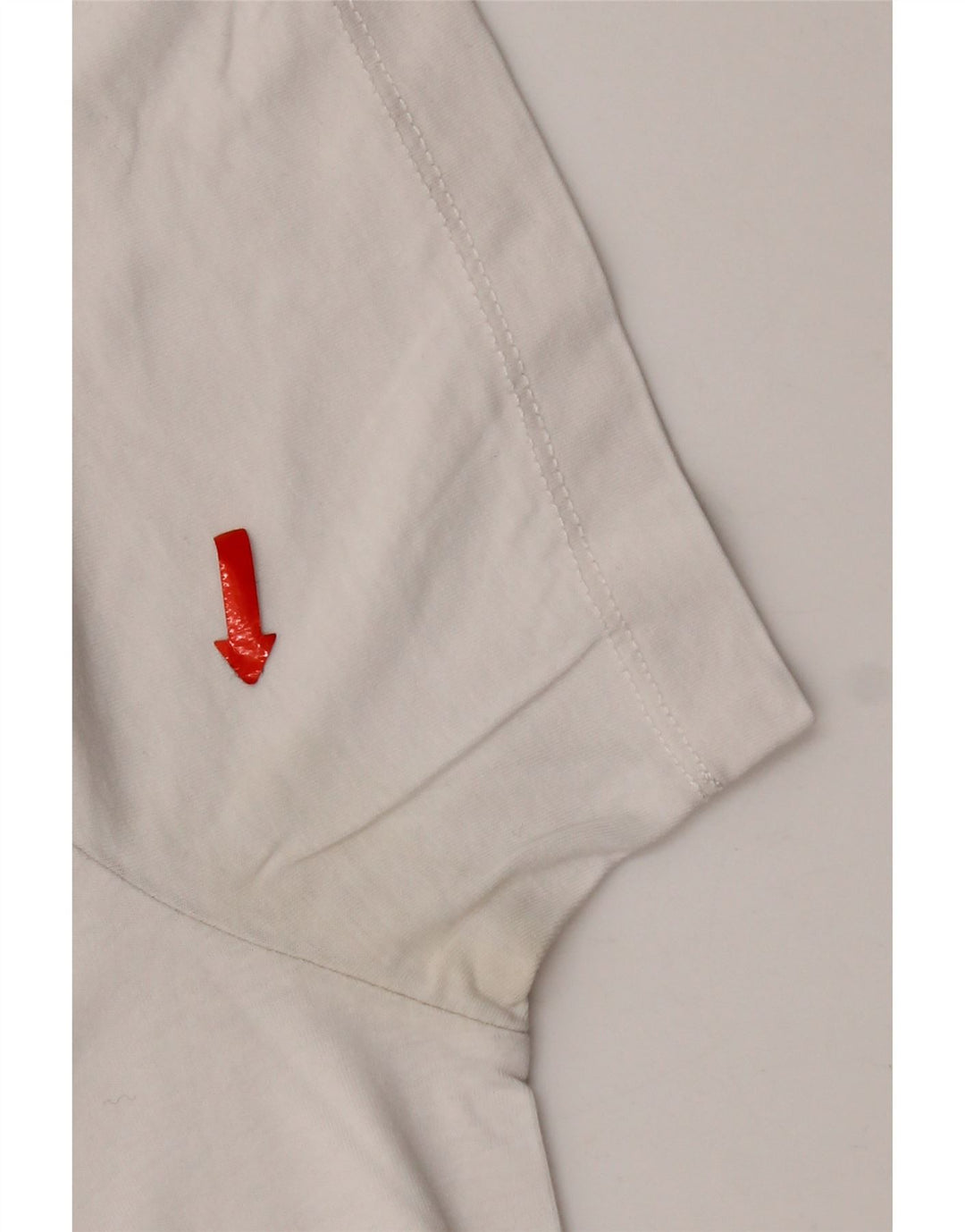 Tommy Hilfiger Herren T-Shirt Top aus mittelweißer Baumwolle