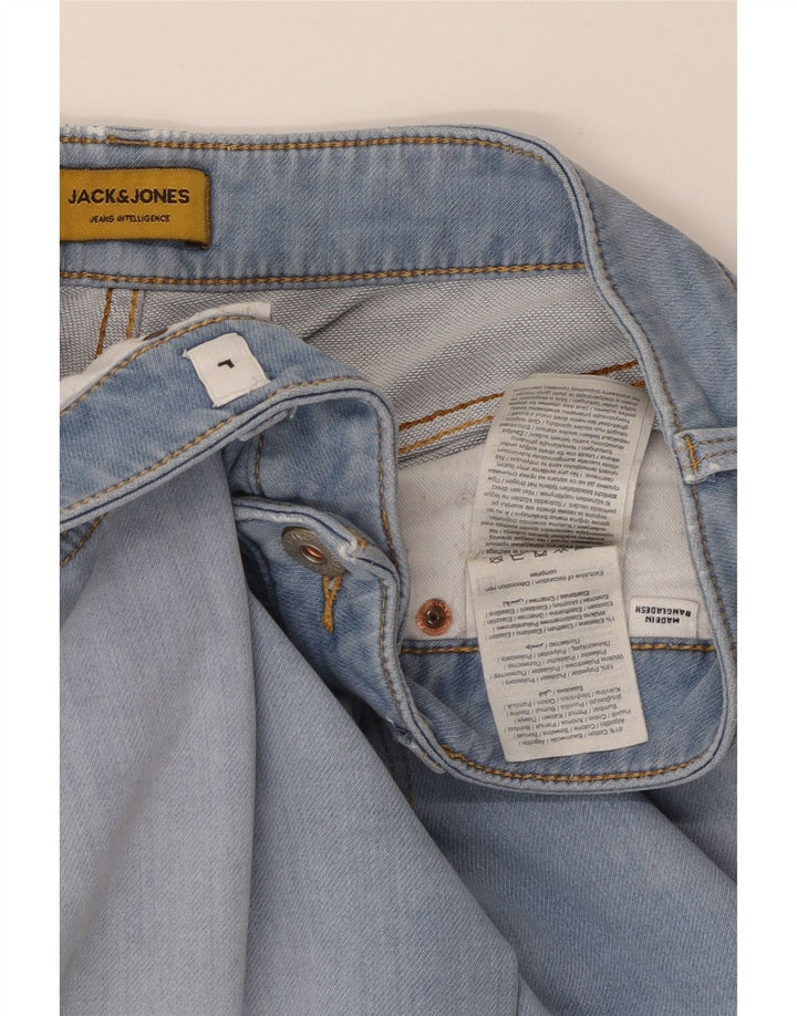 JACK & JONES Herren-Jeansshorts, Größe L, W34, Blau, Baumwolle