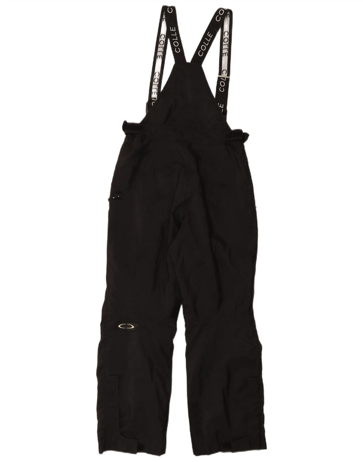 COLLE Latzhose für Jungen, Skihose mit Grafik, 11–12 Jahre, Schwarz