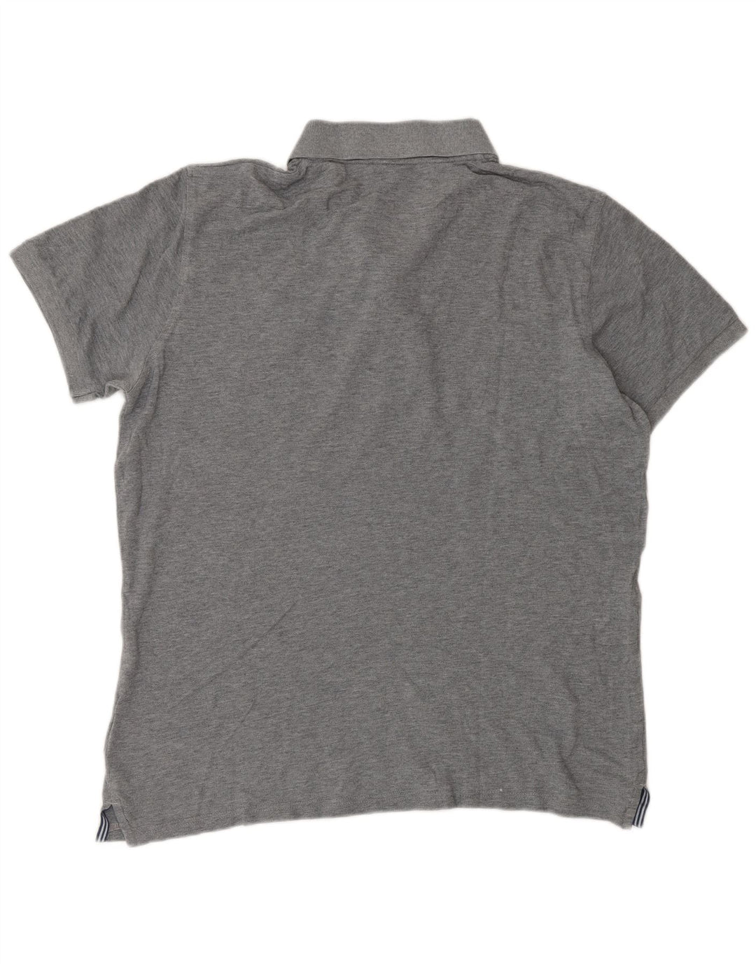 Gant Herren-Poloshirt aus mittelgrauer Baumwolle