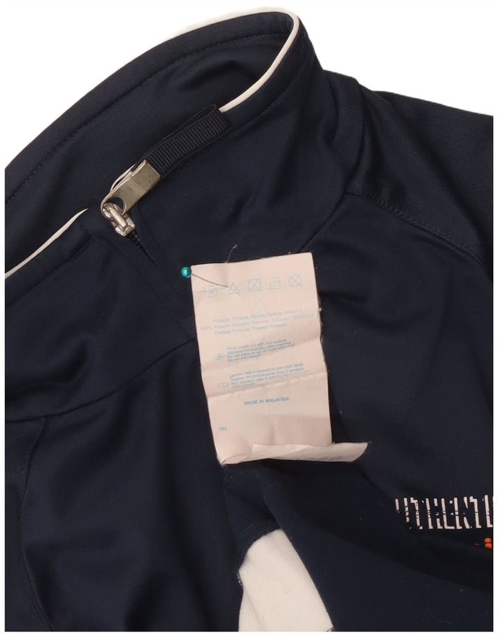 Champion Damen-Trainingsanzug-Top-Jacke, UK 12, mittleres Marineblau, Farbblock