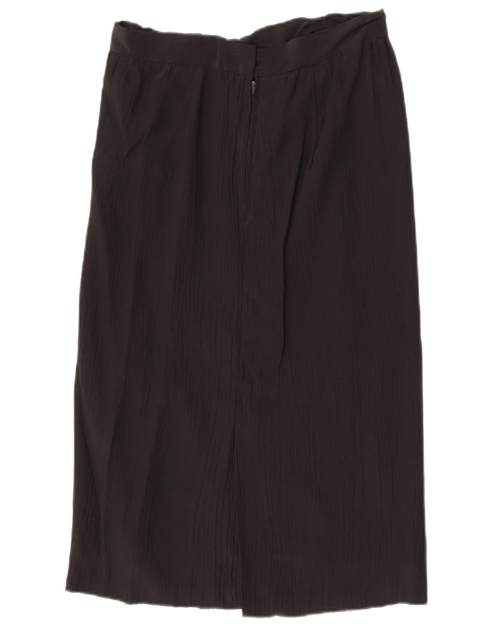 Vintage Damen Midirock W30 Medium Schwarz
