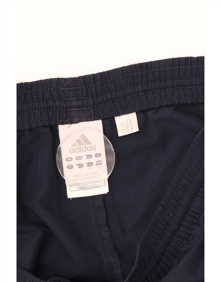 Adidas Herren-Trainingshose, Jogginghose, groß, marineblau, Polyester