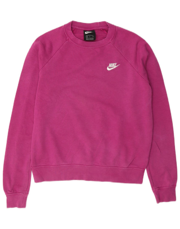 Nike Damen-Sweatshirt in Übergröße, Gr. 10, Größe S, rosa, Baumwolle