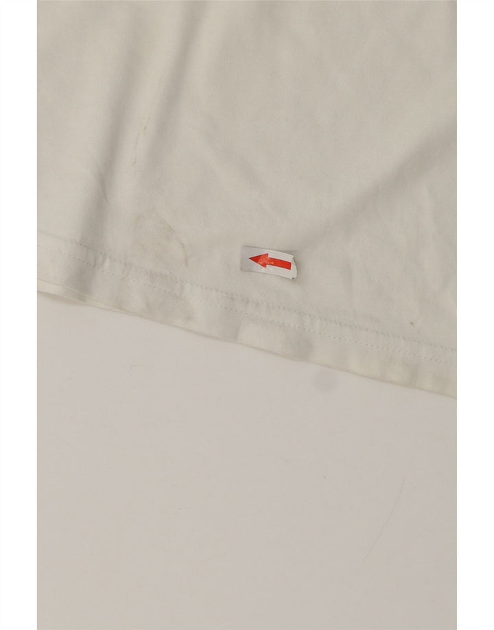 HUGO BOSS Herren-T-Shirt mit Grafik, Größe S, weiße Baumwolle
