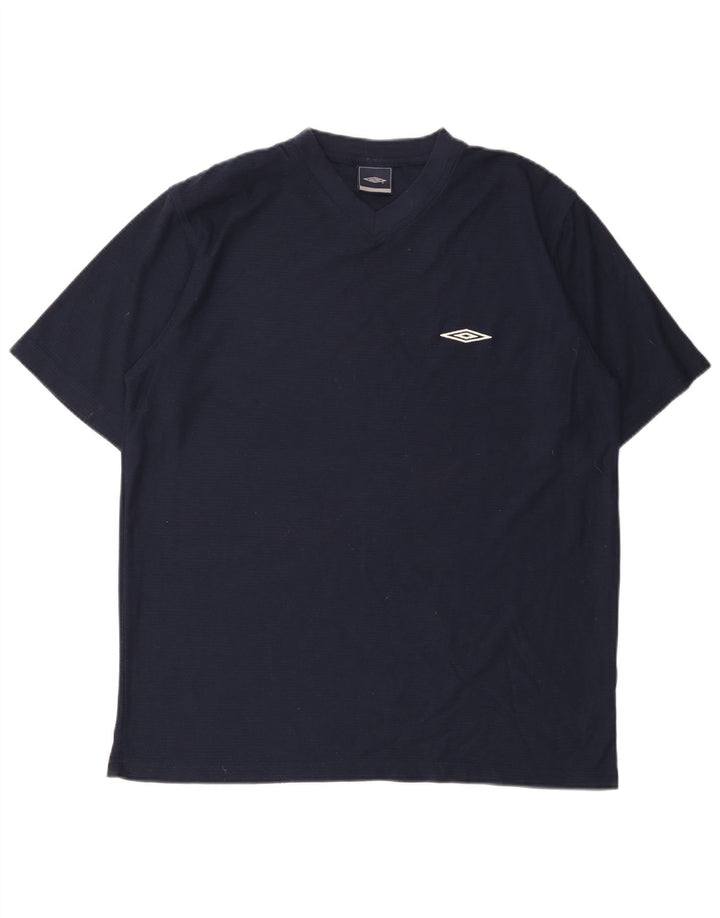 Umbro Herren T-Shirt Top XL Marineblau Polyester