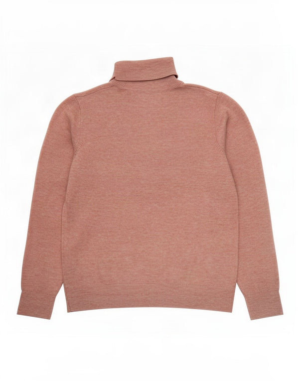 Marks & Spencer Damen-Rollkragenpullover, Gr. 10, klein, rosa meliert