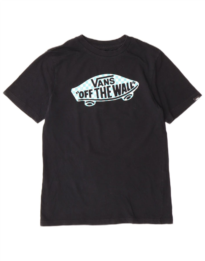Vans Grafik-T-Shirt für Jungen, 10–11 Jahre, mittelschwarz, Baumwolle